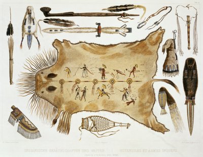 Indian Utensils and Arms, plate 21 from Volume 2 of 